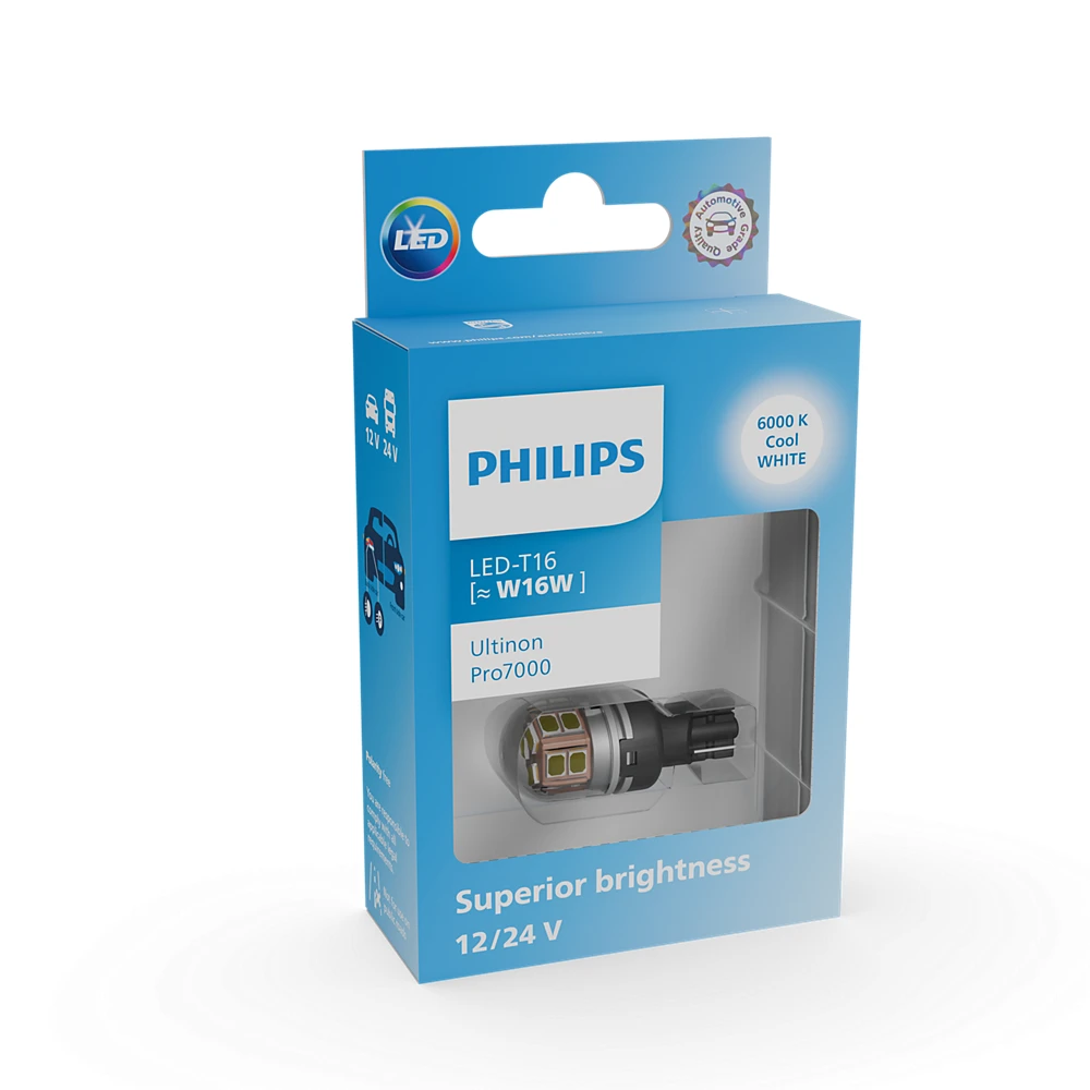 Сигнальні LED PHILIPS Ultinon Pro7000 W16W 12